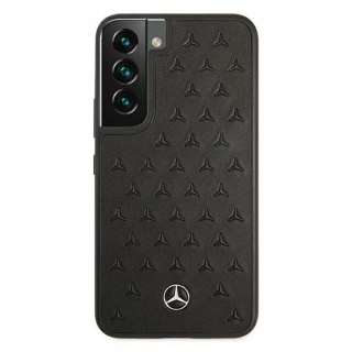 Etui Mercedes MEHCS22SPSQBK do Samsung Galaxy S22 S901 hardcase Leather Stars Pattern