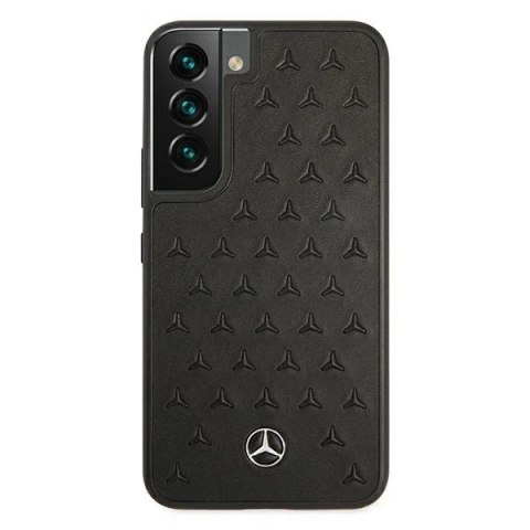 Etui Mercedes MEHCS22SPSQBK do Samsung Galaxy S22 S901 hardcase Leather Stars Pattern