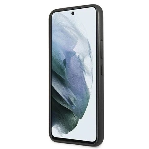 Etui Mercedes MEHCS22SPSQBK do Samsung Galaxy S22 S901 hardcase Leather Stars Pattern