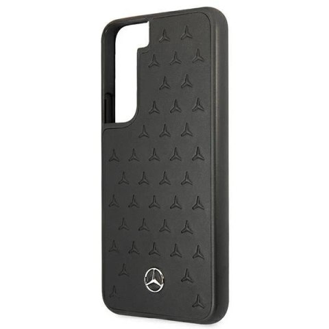 Etui Mercedes MEHCS22SPSQBK do Samsung Galaxy S22 S901 hardcase Leather Stars Pattern