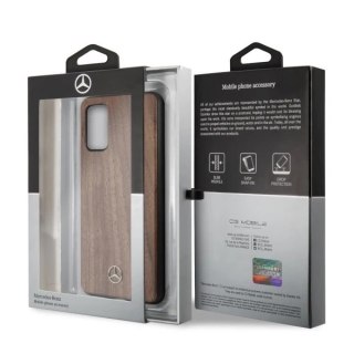 Etui Mercedes MEHCS67VWOLB do Samsung Galaxy S20+ Plus G985 hard case Wood Line Walnut