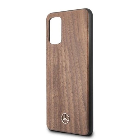 Etui Mercedes MEHCS67VWOLB do Samsung Galaxy S20+ Plus G985 hard case Wood Line Walnut