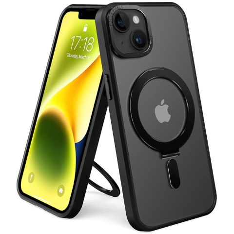 Etui pancerne Alogy Stand Ring Case obudowa ochronna na telefon do MagSafe do Apple iPhone 14 Plus Czarne