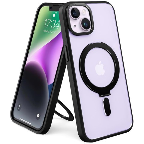 Etui pancerne Alogy Stand Ring Case obudowa ochronna na telefon do MagSafe do Apple iPhone 14 Plus Czarne