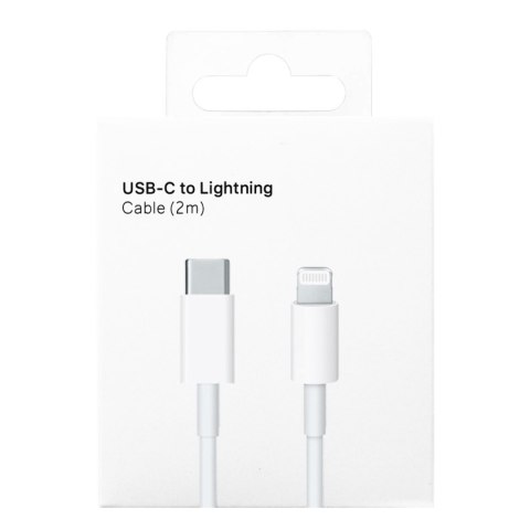 Kabel USB-C do Lightning do Apple iPhone iPad iPod 20W 2m BOX Biały