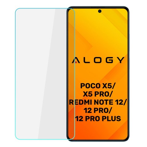 Szkło hartowane 9H Alogy Screen Protector PRO+ na ekran do Xiaomi Poco X5/ Pro/ Redmi Note 12/ Pro/ Pro+ Plus 5G