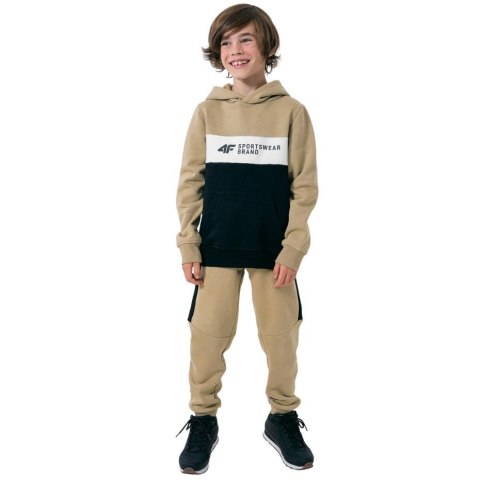 Bluza dla chłopca 4F jasny brąz HJZ22 JBLM003 82S Bluza dla chłopca 4F jasny brąz HJZ22 JBLM003 82S