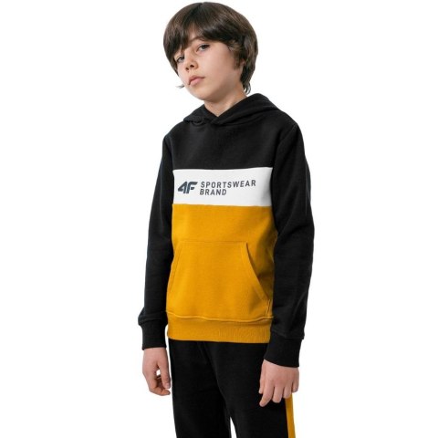Bluza dla chłopca 4F żółty HJZ22 JBLM003 71S Bluza dla chłopca 4F żółty HJZ22 JBLM003 71S