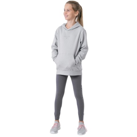 Bluza dla dziewczynki 4F chłodny jasny szary HJZ22 JBLD003 27S Bluza dla dziewczynki 4F chłodny jasny szary HJZ22 JBLD003 27S