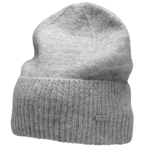 Czapka damska 4F chłodny jasny szary melanż H4Z22 CAD012 27M Czapka damska 4F chłodny jasny szary melanż H4Z22 CAD012 27M