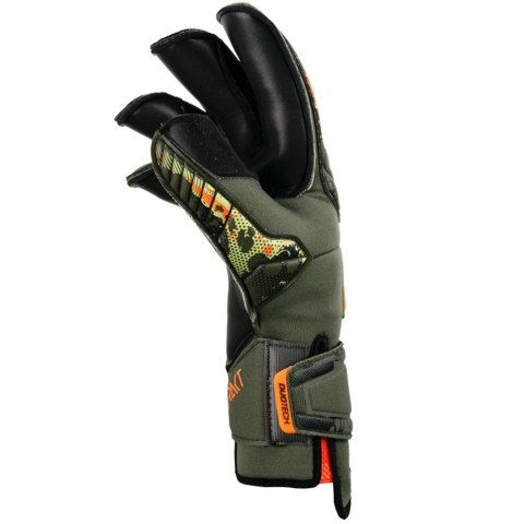 Rękawice bramkarskie Reusch Attrakt Duo Evolution AdaptiveFlex zielono-czarne 5370055 5555 Rękawice bramkarskie Reusch Attrakt Duo Evolution AdaptiveFlex zielono-czarne 5370055 5555