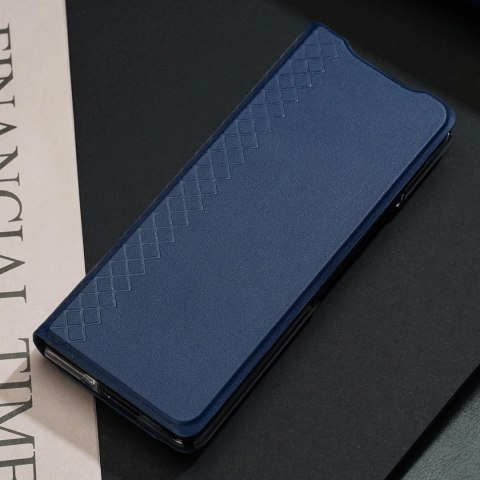 Dux Ducis Bril etui Samsung Galaxy Z Fold 3 pokrowiec z klapką portfel na kartę podstawka niebieskie