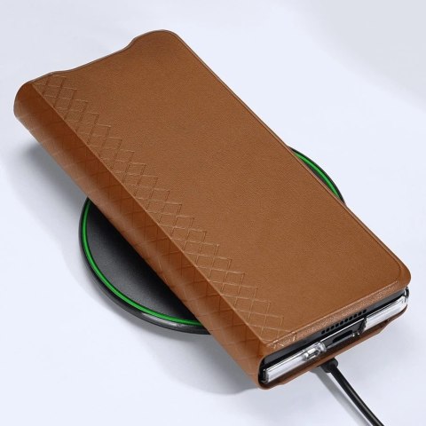 Dux Ducis Bril etui Samsung Galaxy Z Fold 3 pokrowiec z klapką portfel na kartę podstawka niebieskie