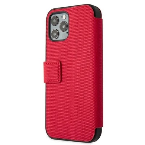 Etui na telefon US Polo Embroidery Collection book iPhone 12 Pro Max 6,7" czerwony/red
