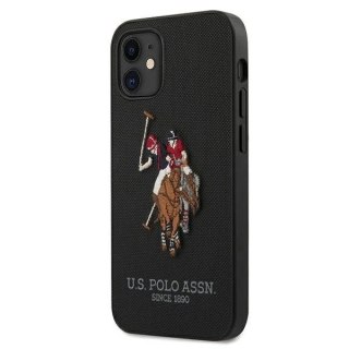 Etui na telefon US Polo Embroidery Collection iPhone 12 mini 5,4" czarny/black