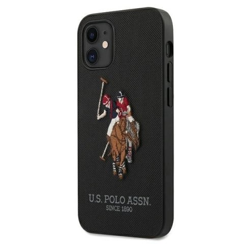 Etui na telefon US Polo Embroidery Collection iPhone 12 mini 5,4" czarny/black