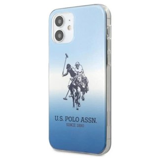 Etui na telefon US Polo Gradient Collection iPhone 12 mini 5,4" niebieski/blue