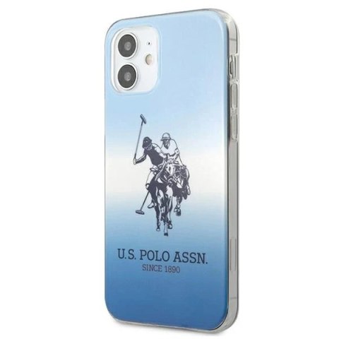 Etui na telefon US Polo Gradient Collection iPhone 12 mini 5,4" niebieski/blue