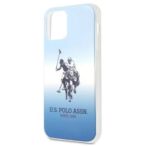 Etui na telefon US Polo Gradient Collection iPhone 12 mini 5,4" niebieski/blue