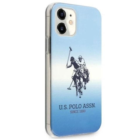 Etui na telefon US Polo Gradient Collection iPhone 12 mini 5,4" niebieski/blue
