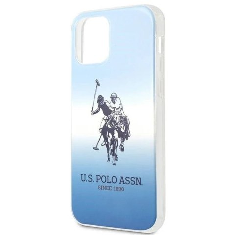 Etui na telefon US Polo Gradient Collection iPhone 12/12 Pro 6,1" niebieski/blue