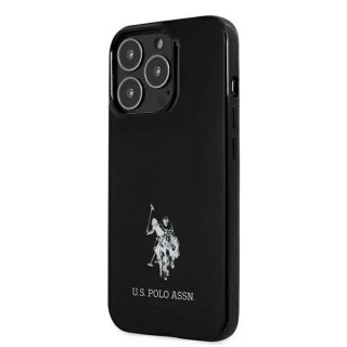 Etui na telefon US Polo Horses Logo iPhone 13 Pro Max 6,7" czarny/black