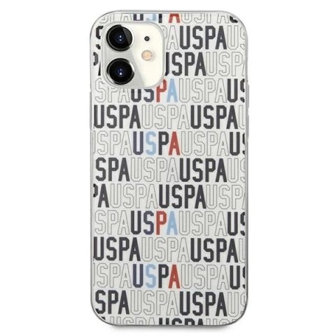 Etui na telefon US Polo Logo Mania Collection iPhone 12 mini 5,4" biały/white