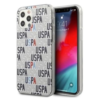Etui na telefon US Polo Logo Mania Collection iPhone 12/12 Pro 6,1" biały/white