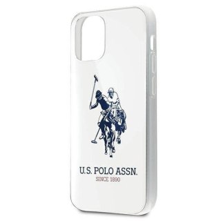 Etui na telefon US Polo Shiny Big Logo iPhone 12 mini 5,4" biały/white