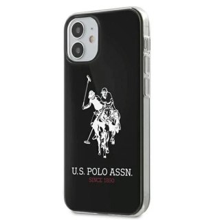 Etui na telefon US Polo Shiny Big Logo iPhone 12 mini 5,4" czarny/black