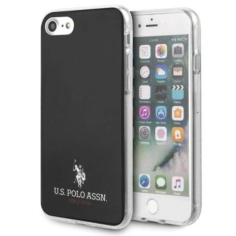 Etui na telefon US Polo ShinyiPhone 7/8/SE 2020 / SE 2022 czarny/black