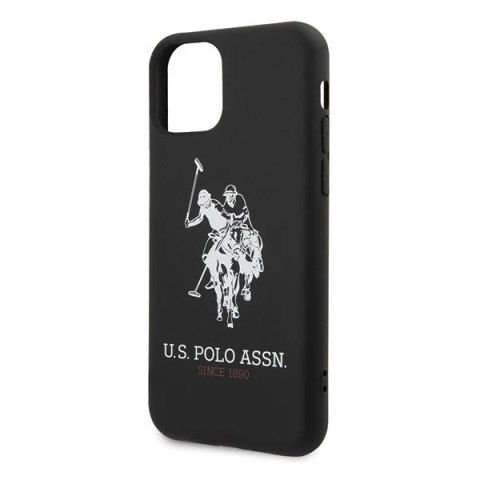 Etui na telefon US Polo Silicone Collection iPhone 11 Pro czarny/black