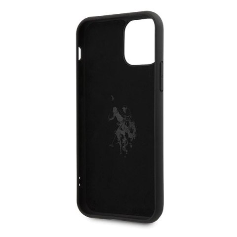 Etui na telefon US Polo Silicone Collection iPhone 11 Pro czarny/black