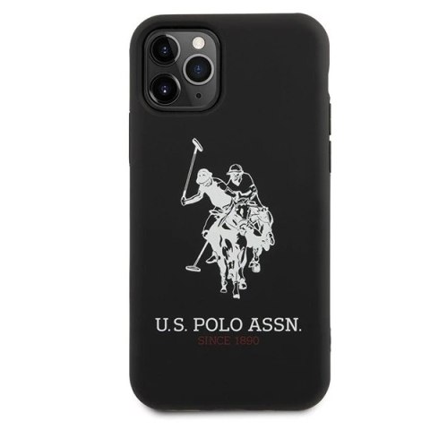 Etui na telefon US Polo Silicone Collection iPhone 11 Pro czarny/black