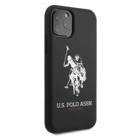 Etui na telefon US Polo Silicone Collection iPhone 11 Pro czarny/black