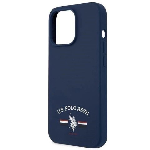 Etui na telefon US Polo Silicone Collection iPhone 13 Pro / 13 6,1" granatowy/navy