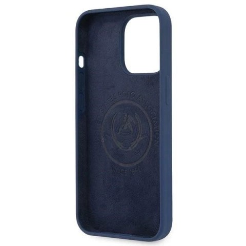 Etui na telefon US Polo Silicone Collection iPhone 13 Pro / 13 6,1" granatowy/navy