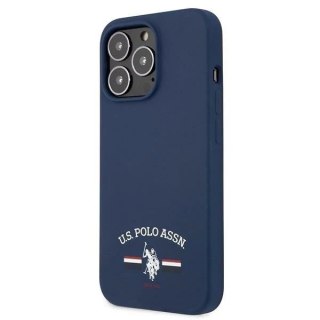 Etui na telefon US Polo Silicone Collection iPhone 13 Pro Max 6,7" granatowy/navy
