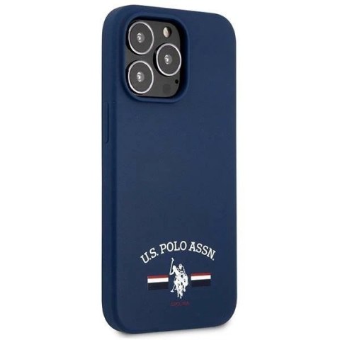 Etui na telefon US Polo Silicone Collection iPhone 13 Pro Max 6,7" granatowy/navy