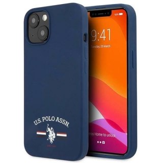 Etui na telefon US Polo Silicone Collection iPhone 13 mini 5,4" granatowy/navy