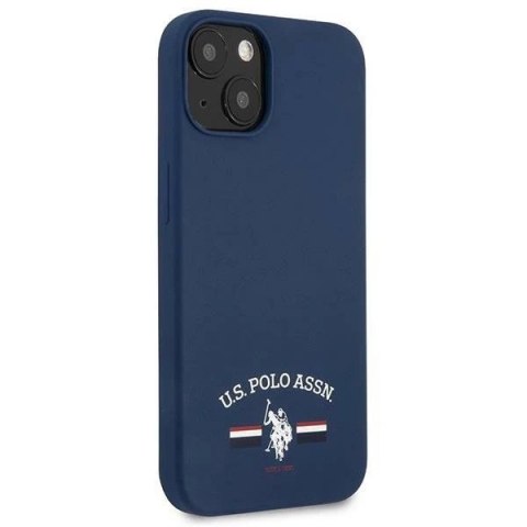Etui na telefon US Polo Silicone Collection iPhone 13 mini 5,4" granatowy/navy