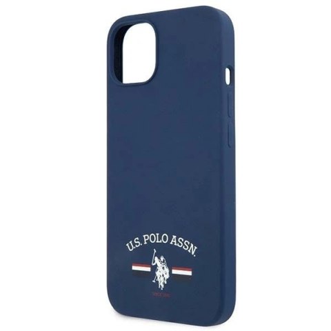 Etui na telefon US Polo Silicone Collection iPhone 13 mini 5,4" granatowy/navy