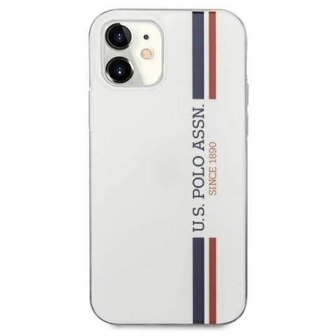 Etui na telefon US Polo Tricolor Collection iPhone 12 mini 5,4" biały/white