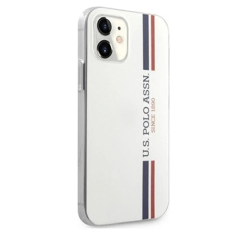 Etui na telefon US Polo Tricolor Collection iPhone 12 mini 5,4" biały/white