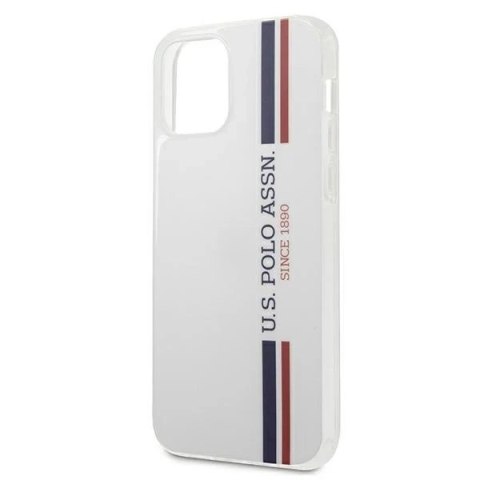 Etui na telefon US Polo Tricolor Collection iPhone 12 mini 5,4" biały/white