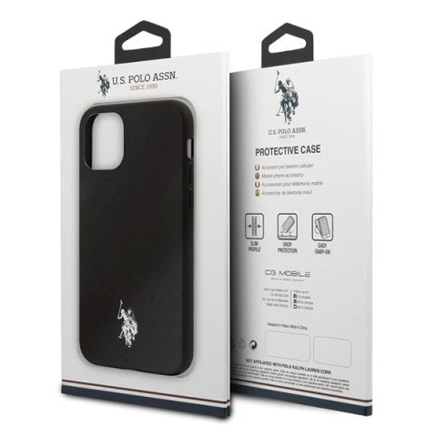 Etui na telefon US Polo Type Collection iPhone 11 czarny /black