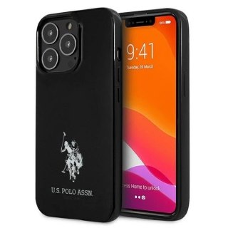 Etui na telefon US Polo hardcase Horses Logo iPhone 13 Pro / 13 6,1" czarny/black