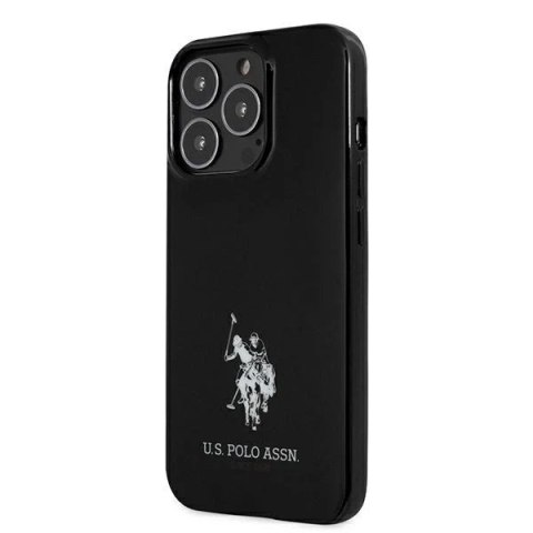 Etui na telefon US Polo hardcase Horses Logo iPhone 13 Pro / 13 6,1" czarny/black