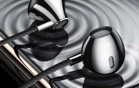 Słuchawki douszne przewodowe Lenovo HF140 (czarne)