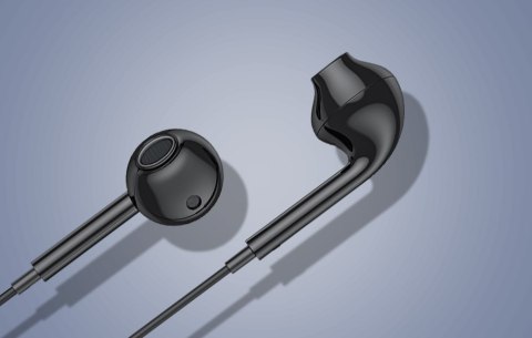 Słuchawki douszne przewodowe Vipfan M15, jack 3.5mm, 1m (czarne)